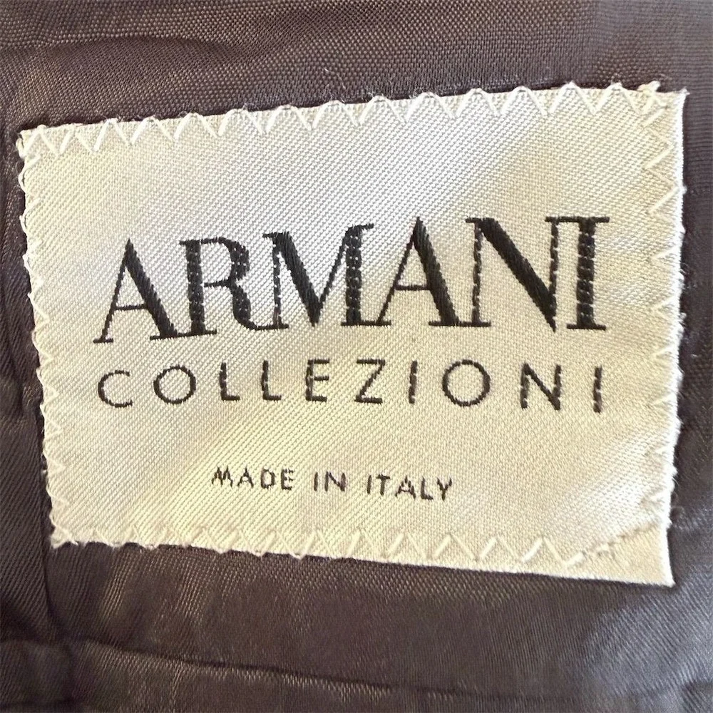 Armani Collezioni Men Blue Wool Blazer Jacket 46R formal Saks 5th Ave Careercore